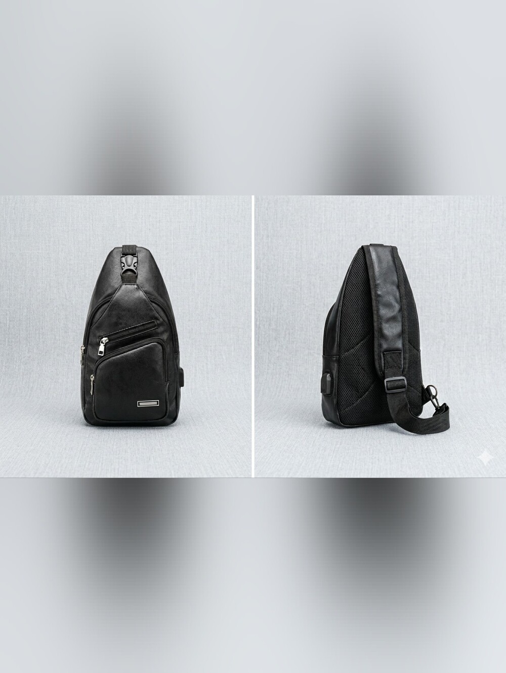 Men's / Women's Leather Sling Bag